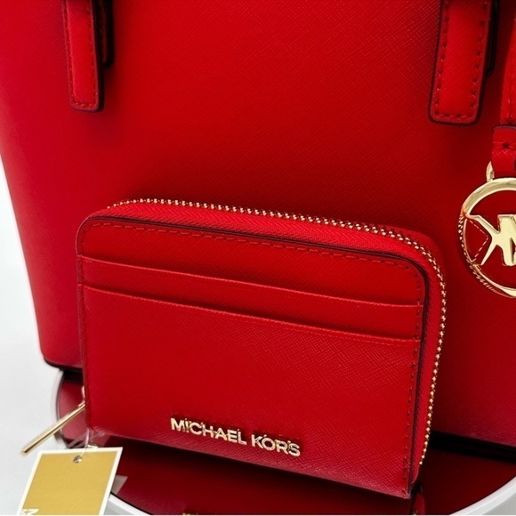 Michael Kors Jet Set Travel Extra-Small Top Zip
Tote Bag & ZA Card Case Wallet - Picture 5 of 9